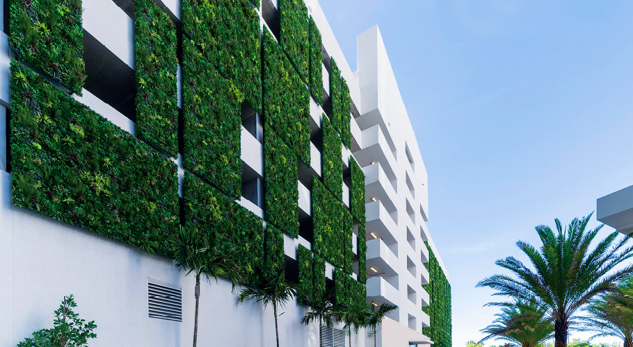 ビスタフォリア（人工壁面緑化パネル）