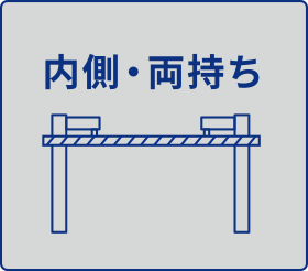 内側・両持ち